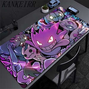 Alfombrillas de ratón grandes de 900x400, alfombrilla de ratón para juegos de escritorio Poke-mon Gengar con bordes cosidos y Base de goma antideslizante, alfombrilla de ratón extendida - Product Image 4