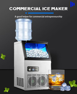 Machine à glaçons commerciale capacité de stockage Cube numérique Portable grande capacité Bar café bureau <span class=keywords><strong>distributeur</strong></span> de glaçons <span class=keywords><strong>distributeur</strong></span> d'eau - Product Image 2
