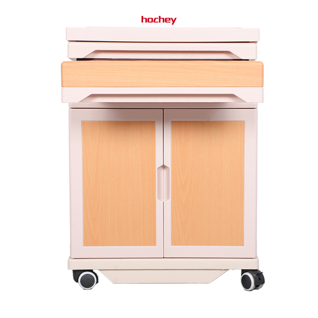 Wholesale Manual Modern Hospital Bedside Cabinet Metal Top ABS Construction  Floor Mount Easy Cleaning Hospital