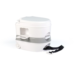 <span class=keywords><strong>Toilette</strong></span> portable 6,4 gallons 24L <span class=keywords><strong>Pompe</strong></span> à piston avec indicateur de niveau <span class=keywords><strong>Toilette</strong></span> de randonnée intérieure et extérieure pour le camping, la pêche, les voyages - Product Image 4