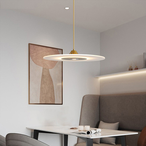 Lampadario Lungo a LED per Sala da Pranzo, Semplice Illuminazione Decorativa per Tavolo da Pranzo, Soggiorno, Camera da Letto, Studio e Bar - Product Image 1