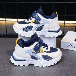 Zapatillas de deporte informales para niños, zapatos deportivos de comodidad superior de malla transpirable para baloncesto al aire libre y correr, niños y niñas para primavera - Product Image 5