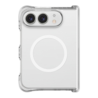 Coque de téléphone magnétique anti-chute en cristal avec colonne centrale pour iPhone Duo, antichoc et durable – Offre Spéciale