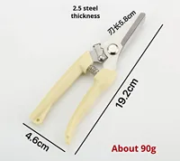 Sécateur en acier inoxydable de haute qualité accessoires de jardin manuels pour le bricolage arbre et fleur greffage OEM Support personnalisé