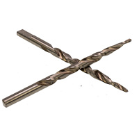 Foret conique spiralé en acier rapide de qualité supérieure ATI-Tools, queue hexagonale, angle de 82 points, finition de surface brillante pour