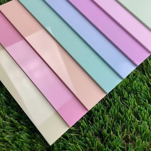Pastel <strong>Acrylic</strong> Blanks Coral Candy rainbow Colour <strong>Sublimation</strong> Plexy Glass <strong>Acrylic</strong> Sheet for Laser Cutting - Product Image 1