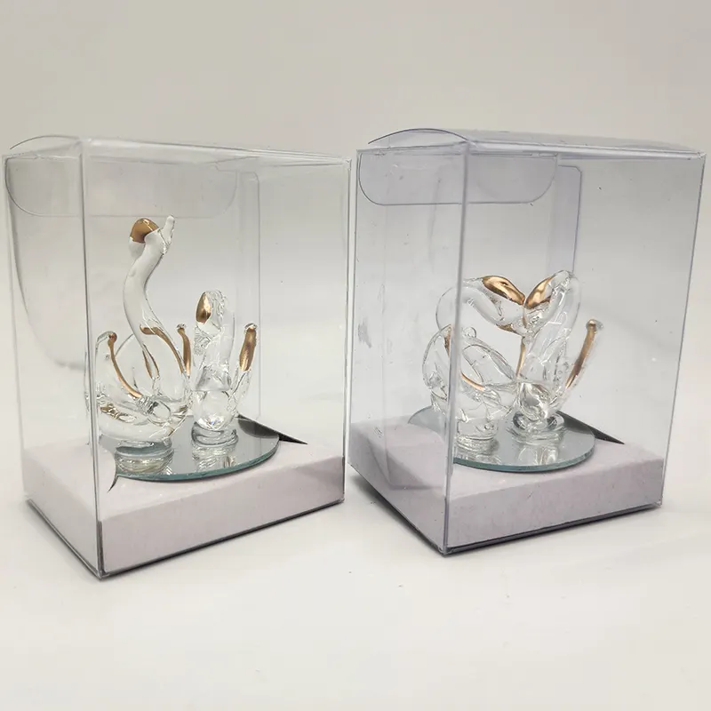 Cigno animale di cristallo per bomboniere Souvenir personalizzato decorazione regali