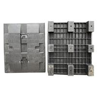 Boîte de palettisation en plastique moulé par injection robuste de 48*40*35 pouces