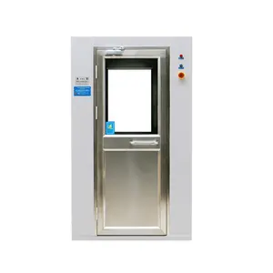 Industry Modular Dust Free Clean Equipment Lab System Automatic Door Cleaning Room Portable Pass Box Air Shower for 4 Person