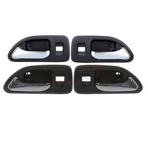 Chroming xe nội thất cửa xử lý đối với Honda <span class=keywords><strong>Accord</strong></span> 1994 1995 1996 1997 sv4 CD4 cd5 Bên trong cửa xử lý màu đen màu xám nâu màu - Product Image 2