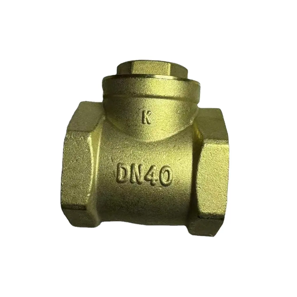 Loại Mới Brass Dọc Mùa Xuân Giá 4 Inch Không Trở Lại Van Cho Máy Nén Khí