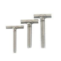 A2-80 A2-70 SS316 personnalisé M6 pince en acier inoxydable T fente tête colonnaire demi-boulon fileté