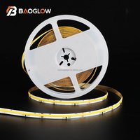Ruban LED COB 360 LED/M 11W/M 10MM PCB DC 24V 83MM Longueur de coupe 90 CRI Fabricant de ruban LED intérieur Tiras De Led