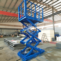 Plateforme élévatrice hydraulique pour centres logistiques, table élévatrice à ciseaux