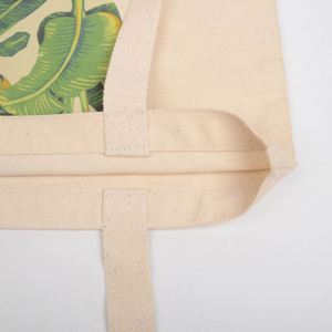 Bolsa de Mano de Lona Natural con Impresión Personalizada, Certificada por BSCI y SEDEX, Reutilizable, Hecha a Mano, con Logotipo Personalizado, para Uso Diario - Product Image 2