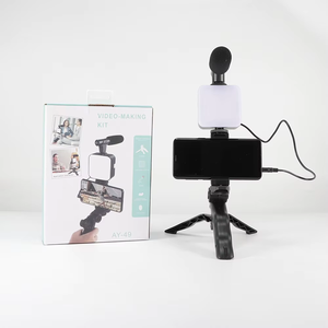 Trépied professionnel portatif pour <span class=keywords><strong>selfie</strong></span> <span class=keywords><strong>stick</strong></span>, trépied pour téléphone portable avec télécommande, trépied de voyage avec lumière d'appoint LED - Product Image 4