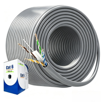 Kabel Jaringan Massal CAT6 Ethernet UTP CCA - 1000 FT