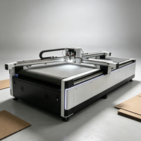 Hoge kwaliteit CNC kartonnen doos sample snijplotter machine voor verschillende formaten golfkarton