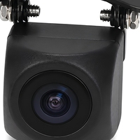 Universele auto-achteruitrijcamera Achteruitrijparkeersensor CCD-achteruitrijcamera Achteraan gemonteerd DC 12V Zwart