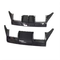 Lèvre de pare-chocs arrière en fibre de carbone sèche de luxe OEM pour M2 G87 2023-2024, fixation par vis, installation facile, découpes pour crochet de remorquage
