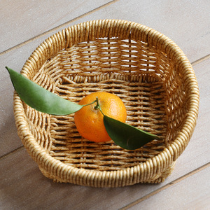 ตะกร้าหวายสานสไตล์นอร์ดิกสุดสร้างสรรค์กระเช้าผลไม้ขนาดเล็กทันสมัยกล่องขนมปีใหม่พร้อมกุญแจสำหรับเก็บอาหาร - Product Image 2