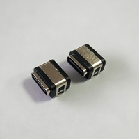 Connecteur femelle USB Type-C 24 broches en acier inoxydable étanche Gxd, avec trou 4 broches intégré, indice IPX6, hauteur apparente 1,2 mm, hauteur totale 1,48 mm