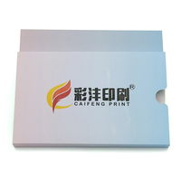 Boîte à glissière personnalisée paquet de cartes NFC boîte de papier d'emballage de carte de visite pour carte NFC en métal de qualité supérieure