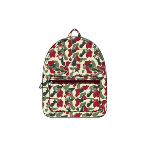 Preordina lo zaino per bambini Yawoo, borsa scolastica in tela di alta qualità con stampa natalizia di Babbo Natale per ragazzi e ragazze - Product Image 5
