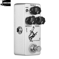 Jingying 2025 usine Mini pédales de guitare série Silver Horse Overdrive pédale d'effet de guitare électrique pièces et accessoires de guitare