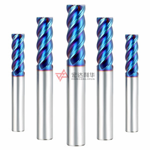 4 Nuten AlTin Coated Carbide Schaft fräser 45/55/65HRC <span class=keywords><strong>CNC</strong></span> Fräser ODM OEM Großhandel von Hunan - Product Image 5