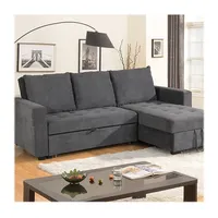 モダンなデザインの布製ソファベッド高品質のリビングソファ兼ベッド