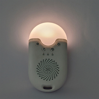 Machine à bruit blanc portable pour le sommeil, lumière de nuit RGB en plastique, batterie rechargeable, 10-15 heures d'autonomie, aide au sommeil profond, 8 haut-parleurs