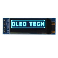 Module d'affichage OLED matriciel à points 0,91 pouce 4 broches I2C résolution 128x32 avec circuit intégré de pilote SSD1306