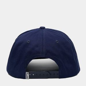 Gorra de Béisbol de 5 Paneles con Logotipo Personalizado OEM, Sin Estructura, Visera Ligeramente Curvada, Cierre a Presión, Azul Marino, Algodón, Parche Bordado - Product Image 6