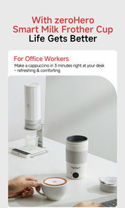 Espumador frío y caliente ZeroHero | Máquina para hacer café con leche de 3 minutos | Batidor de leche eléctrico - Product Image 5