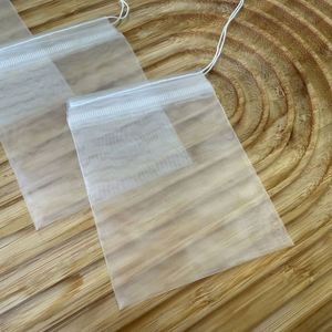 ถุงกรองชาไนลอนใสพร้อมเชือกรูดสำหรับชาใบและสมุนไพร - Product Image 1