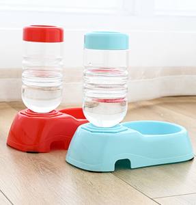 Kingtale Gamelles en plastique pour petits chiens sans goutte à goutte Caisse pour chiens Distributeur de bouteilles d'eau Hauteur réglable Debout pour boire - Product Image 6