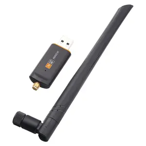 USB WiFi מתאם עבור PC, AC1200M USB Wi-fi Dongle 802.11ac אלחוטי רשת מתאם עם Dual להקת 2.4GHz/5Ghz, גבוהה רווח 5dBi
