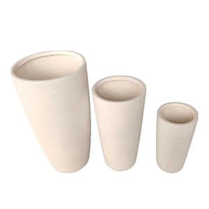 OEM fabbrica grande <span class=keywords><strong>vaso</strong></span> rotondo <span class=keywords><strong>vaso</strong></span> in fibra di vetro bianco <span class=keywords><strong>vaso</strong></span> di fiori <span class=keywords><strong>da</strong></span> giardino per fiori e <span class=keywords><strong>Cactus</strong></span> - Product Image 4