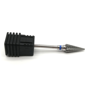 Fraise à ongles conique en acier au tungstène à coupe transversale, faible bruit, tête de ponçage légère, professionnelle pour salon de manucure - Product Image 5