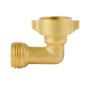 Codo de Manguera de 90 Grados para Autocaravanas, Construcción de Latón Sólido, con Conector de Fácil Agarre para Mangueras de Agua de Autocaravanas - Product Image 1