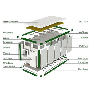 Casa contenedor desmontable de lujo de alta calidad, casa contenedor móvil Modular, casa prefabricada para acampar, contenedor desmontable para el hogar - Product Image 5