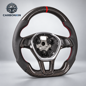 Volante Deportivo de Fibra de Carbono Forjado Personalizado, 3 Brazos, 40 mm, para VW Bora Jetta Golf 7 R-Line Audi A3 8V S3 CC 2015-2017 - Product Image 3