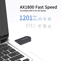 Adaptador USB WiFi 6, Dongle WiFi AX1800 de Doble Banda 2.4G/5G para PC de Escritorio, Adaptador USB 3.0 WiFi 6 Compatible con Windows 11/10