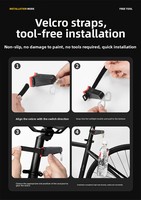 Feu arrière de vélo LED en forme de cœur imperméable IPX6, 6 modes, batterie rechargeable, léger, longue portée, sécurité de conduite nocturne, ABS