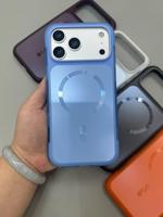 Coque de téléphone antichoc magnétique électroplaquée personnalisée en usine avec coussin d'air pour iPhone 16 17 18 Pro Max en TPU+PC avec bouton IA