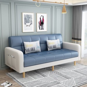Scandinavian-phong cách LED ánh sáng duy nhất phòng ngủ đồ nội thất divano Letto matrimoniale giường sofa loveseat ngủ cắt Kid góc - Product Image 3