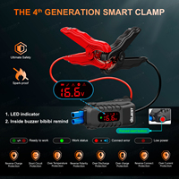 Batterie de démarrage portable 16000mAh, compresseur d'air pour pneus 150PSI, chargeur rapide 65W pour camion, SUV, bateau