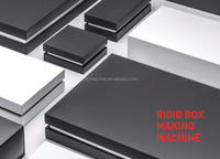 Machine de fabrication de boîtes rigides à positionnement visuel entièrement automatique Machine de fabrication de boîtes rigides