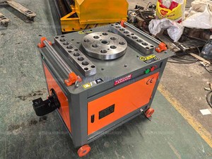 Machine de découpe et de pliage automatique de barres d'armature certifiée CE GW50, machine intégrée de traitement des barres d'acier 50 mm - Product Image 2